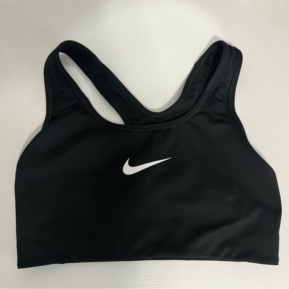 Nike black sports bra